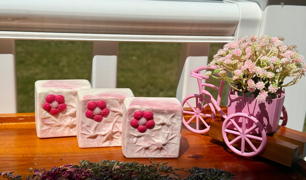 Pink Aura Salt Soap